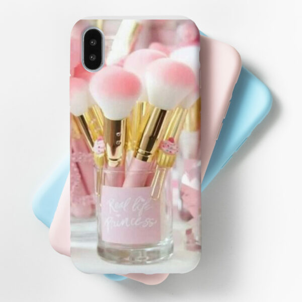 Pink Makeup Brushes Mobile Cover For All Mobile Models