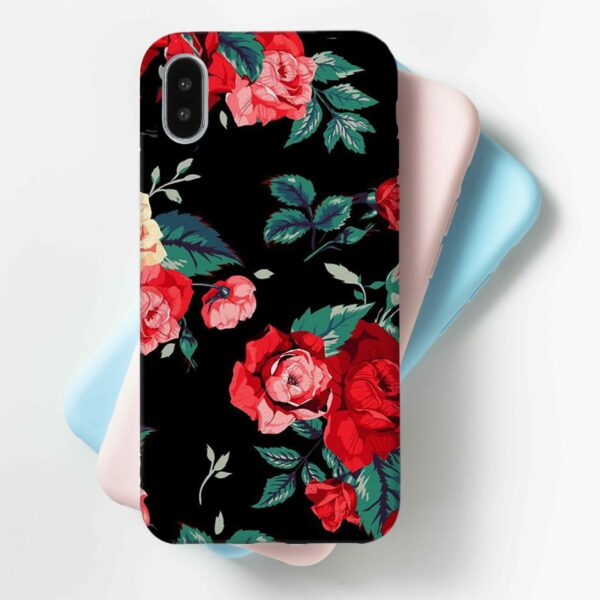 Red Flower Case Mobile Cover For All Mobile Models