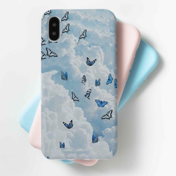 Blue Butterfly Case Mobile Cover For All Mobile Models