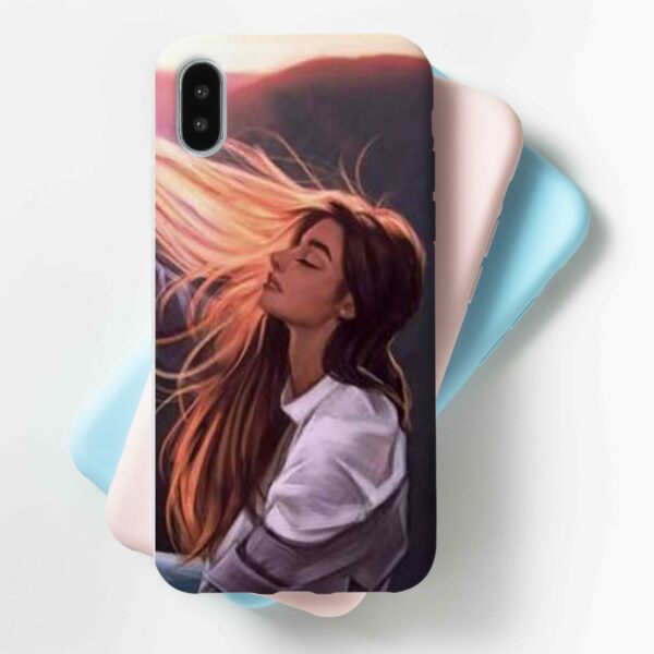 Wind Girl Mobile Cover For All Mobile Models