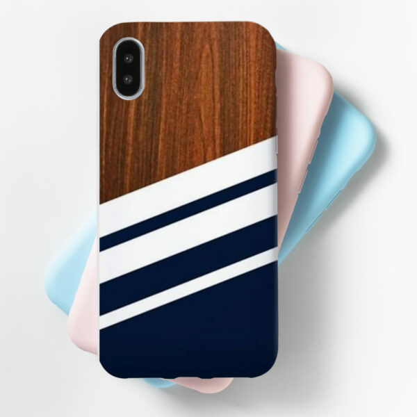 Wooden Marble Mobile Cover For All Mobile Models